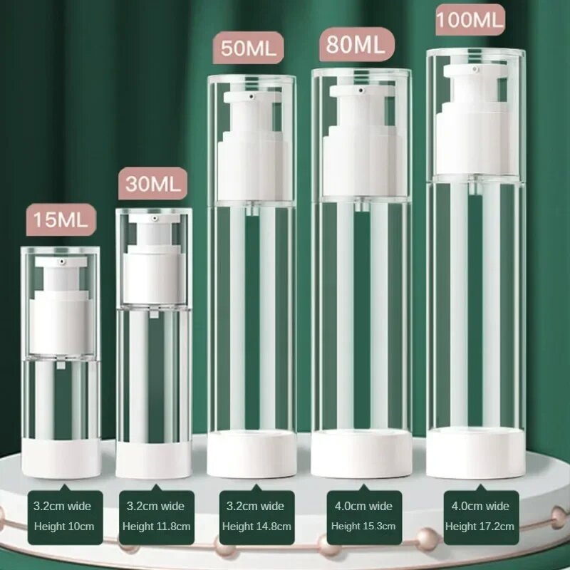 Room Spray Bottle - 15/30/50/80/100ml Vacuum Sub Bottle Travel Cosmetics