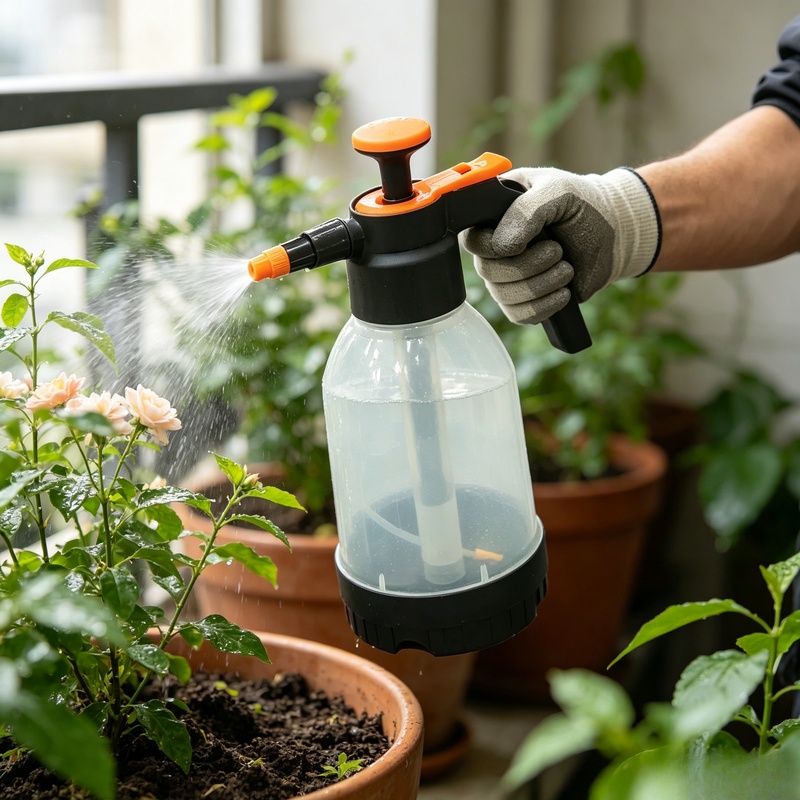 Room Spray Bottle - 1.2L Handheld Air Pressure Spray Bottle