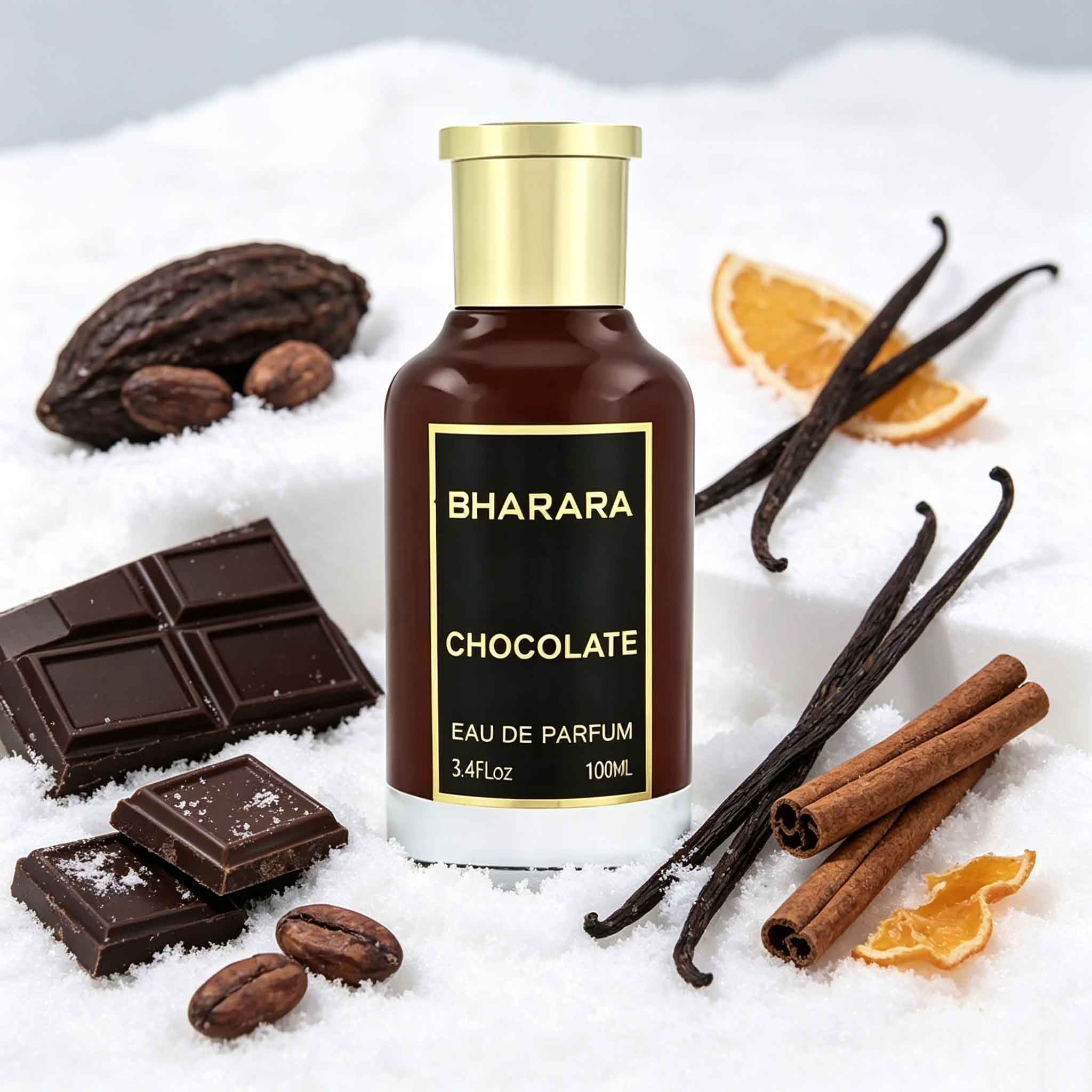 Home Spray Fragrance - Bharara Chocolate Long‑Lasting EDP, Rich Layered