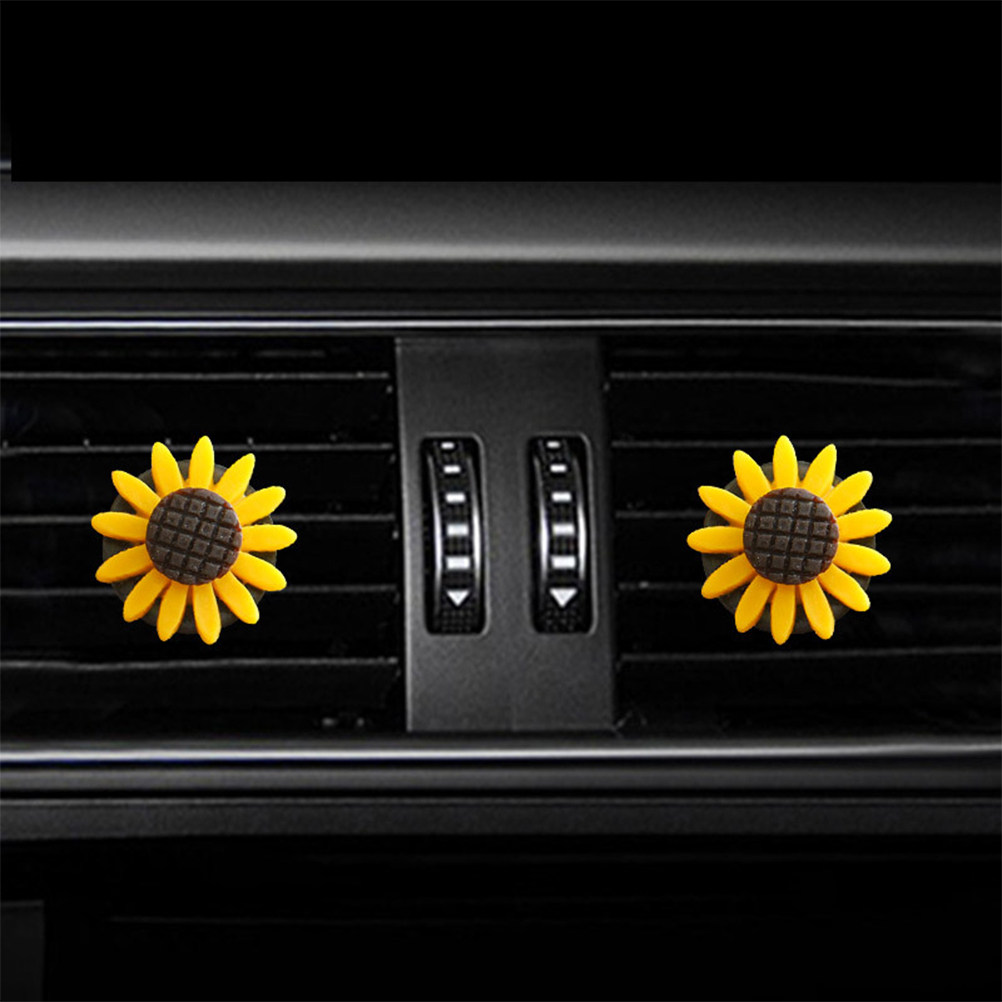 2Pcs Sunflower Car Aromatherap - Home Fragrance Potpourri review and price