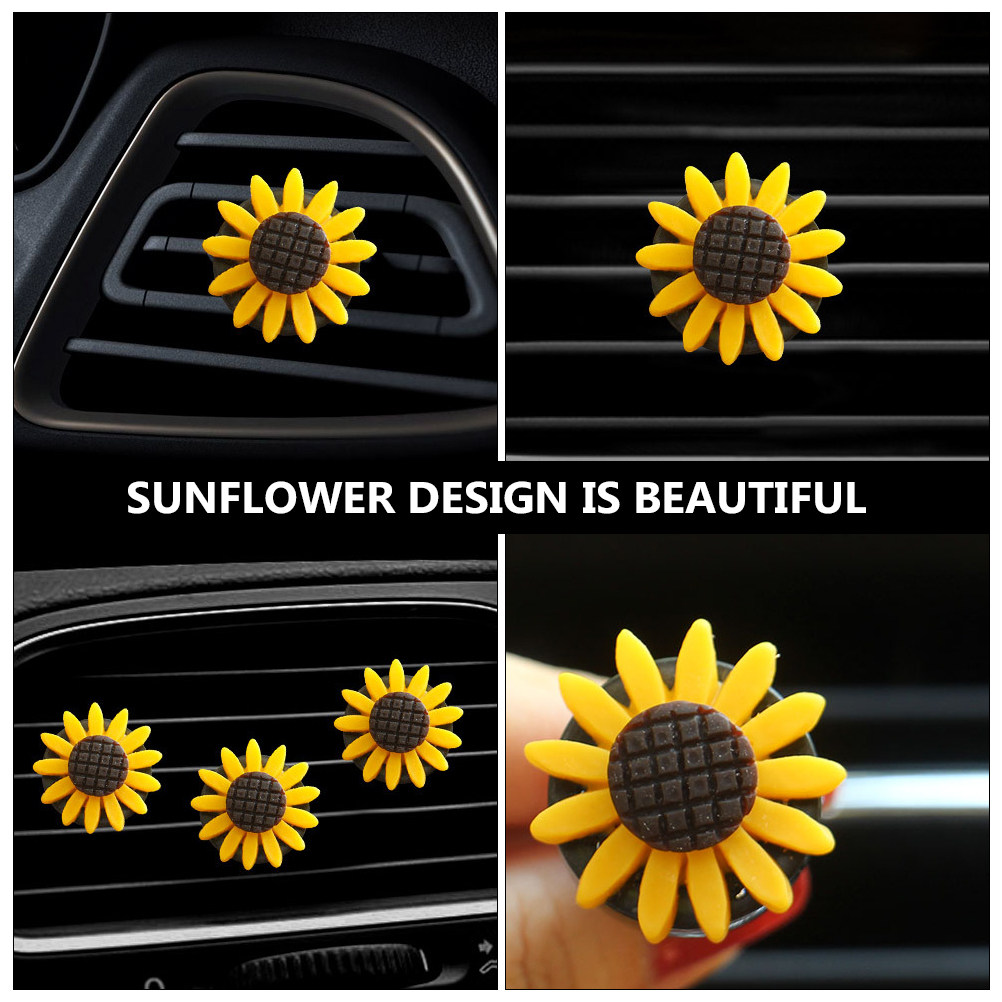 2Pcs Sunflower Car Aromatherap - Home Fragrance Potpourri review and price