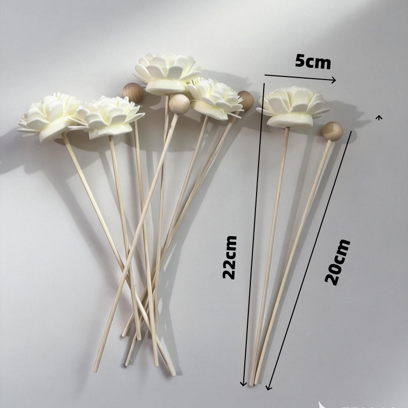 10PCS Artificial Flower Rattan - Reed Diffuser Set review and price