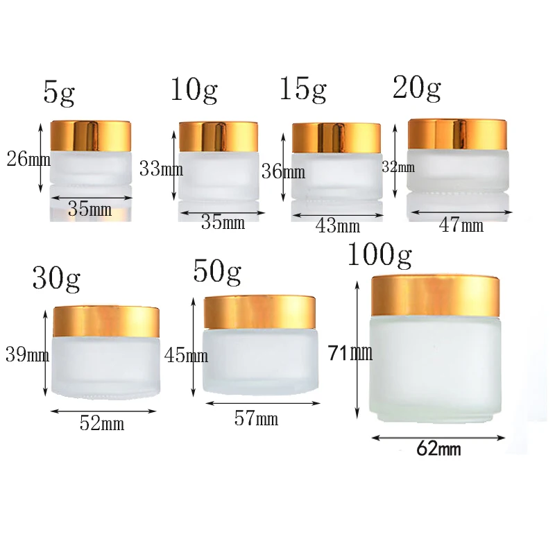 5Pcs 5g-100g Amber Empty Glass - Amber Jar Candle review and price