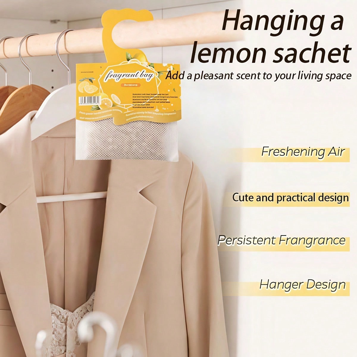 Hanging Lemon Scented Sachets, - Home Fragrance Products review and price